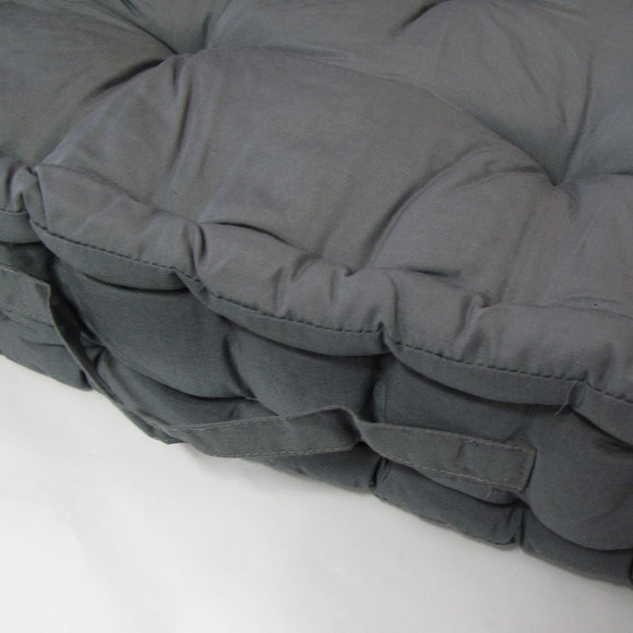 1 Pc Floor Box Cushion Pad 40 x 40+ 8 cm Navy - RnR Galore