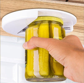 1 pc Jar Opener Round can opener Kitchen cabinet bottom lid can opener table bottom can opener - RnR Galore