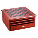 10 in 1 Wooden Chess Board Games Slide Out Checkers House Unit Set - RnR Galore