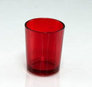 10 Pack Red Glass Votive Tealight Candle Holders House Party Centerpiece Xmas Wedding Decor Glass Candlestick Party Decorations Bridal Valentines Event - RnR Galore
