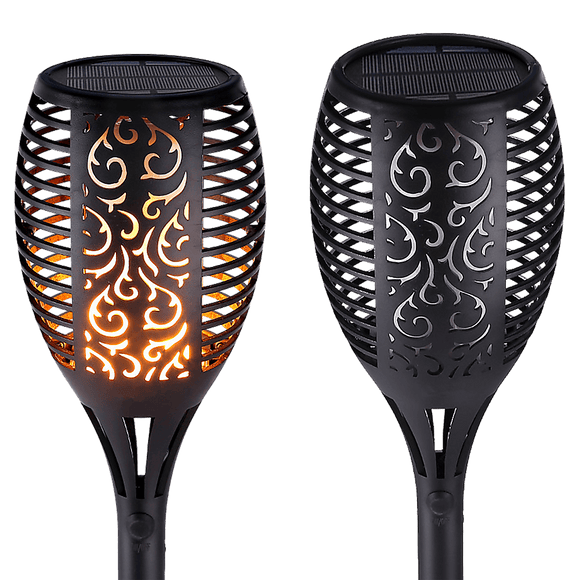 10 Pack Solar Torch Lights 96 LED Flickering Lighting Dancing Flame Garden Lamp - RnR Galore