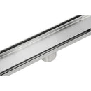 1000mm Tile Insert Bathroom Shower Stainless Steel Grate Drain w/Centre outlet Floor Waste - RnR Galore