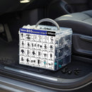 1000PCS Car Retainer Clips Auto Fasteners Push Trim Clips Pin Rivet Bumper Kit - RnR Galore