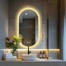1000x500mm LED Bathroom Mirror Oval Anti - Fog Dimmable Wall Mount - RnR Galore