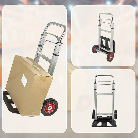 100kg Trolley Folding Hand Truck Sack Barrow - RnR Galore