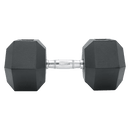 10KG Commercial Rubber Hex Dumbbell Gym Weight - RnR Galore