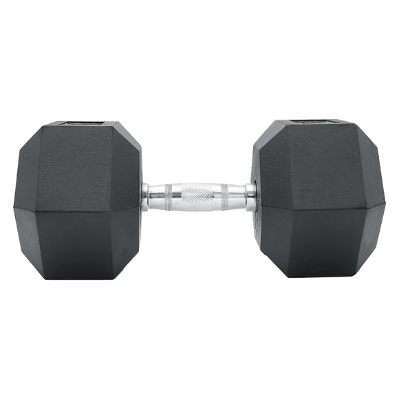 10KG Commercial Rubber Hex Dumbbell Gym Weight - RnR Galore