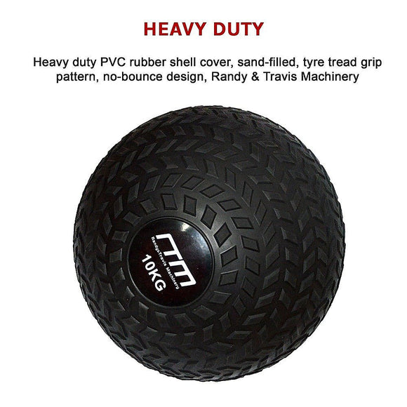 10kg Tyre Thread Slam Ball Dead Ball Medicine Ball for Gym Fitness - RnR Galore