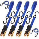 10Pcs Ratchet Tie Down Straps 997KG 4.5M Trucks Trailer Strap ‎Stainless Steel - RnR Galore