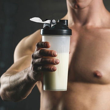 10x 700ml Protein Shaker Bottles – Gym Supplement Blender Mixer Shake Cups - RnR Galore
