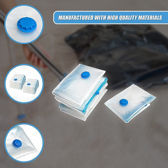 10X Jumbo Vacuum Storage Bags – Space Saver Seal Bags for Clothes, Bedding, Blankets & Travel Organisation - RnR Galore