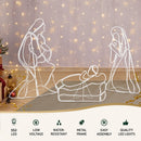 1.12M Christmas Lights Motif 552 LED Rope Light Outdoor Decoration Jingle Jollys - RnR Galore