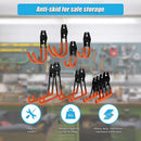 12 - Pack Wall Mount Garage Hooks Tool Storage Workshop Organiser Heavy Duty Steel - RnR Galore