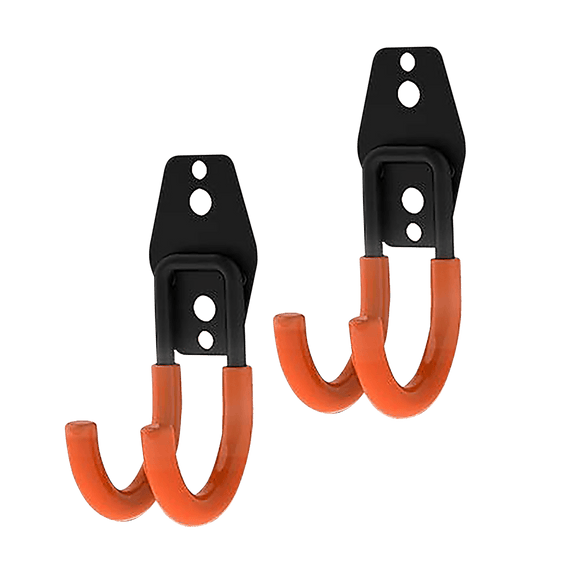 12 - Pack Wall Mount Garage Hooks Tool Storage Workshop Organiser Heavy Duty Steel - RnR Galore