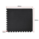 12 Tiles EVA Rubber Foam Gym Mat 60x60cm – 2.5cm Thick Fitness Flooring Set - RnR Galore