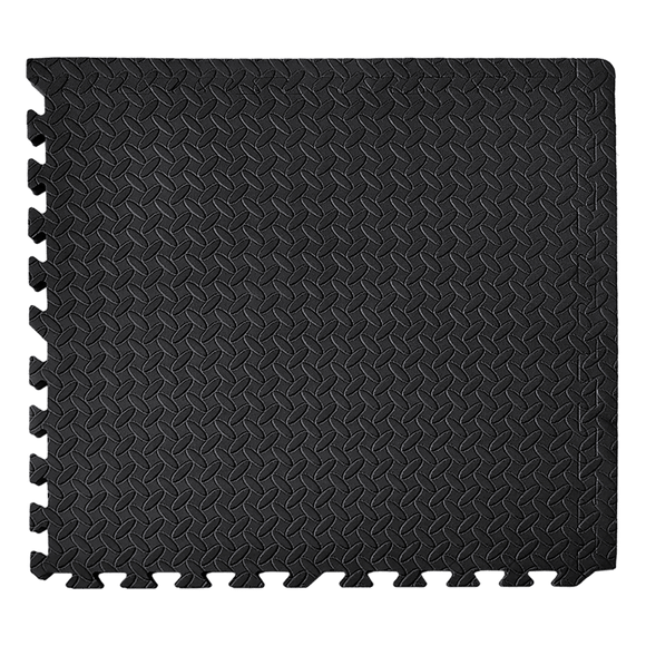 12 Tiles EVA Rubber Foam Gym Mat 60x60cm – 2.5cm Thick Fitness Flooring Set - RnR Galore