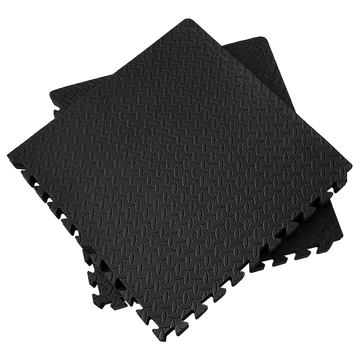 12 Tiles EVA Rubber Foam Gym Mat 60x60cm – 2.5cm Thick Fitness Flooring Set - RnR Galore