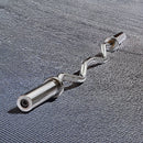 120cm Chrome Olympic EZ Curl Bar – Weightlifting Barbell for Home Gym Training - RnR Galore