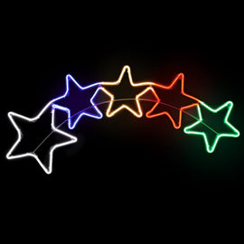 1.25M Christmas Lights Motif 560 LED Rope Light Outdoor Decoration Jingle Jollys - RnR Galore