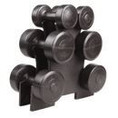 12kg Dumbbell Weights Set with Rack for Home Gym Training - RnR Galore