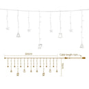 138 LED 3M Christmas Lights Icicle Light Warm White Jingle Jollys - RnR Galore