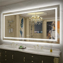 1400x700mm LED Bathroom Mirror Anti - fog Illuminated - RnR Galore