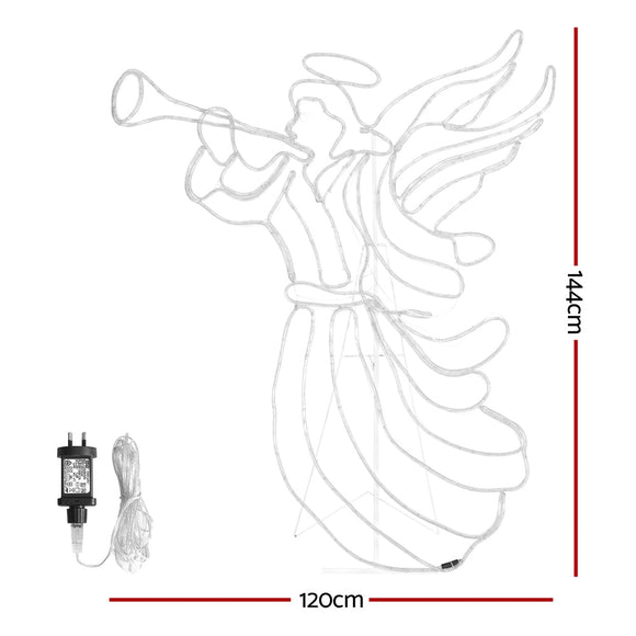 1.44M Christmas Lights Motif 504 LED Rope Light Outdoor Decoration Jingle Jollys - RnR Galore