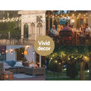 14m Festoon Lights Christmas Fairy String Lights Outdoor Party Garden Decor - RnR Galore