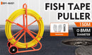 150M×8MM Fish Tape Puller Fiberglass Wire Cable Running Duct Rodder Heavy Duty - RnR Galore