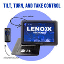 15.4" Swivel Portable DVD Player & Screen, Rechargeable Entertainment - RnR Galore