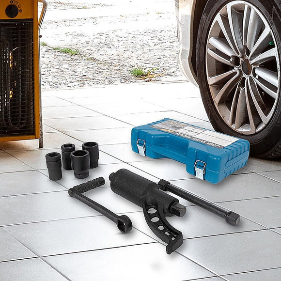 1:58 Torque Multiplier Set Wrench Lug Nut Labour Saving Lugnuts 4 Sockets - RnR Galore