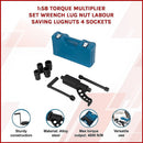 1:58 Torque Multiplier Set Wrench Lug Nut Labour Saving Lugnuts 4 Sockets - RnR Galore