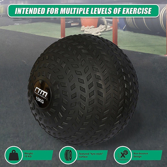 15kg Tyre Thread Slam Ball Dead Ball Medicine Ball for Gym Fitness - RnR Galore