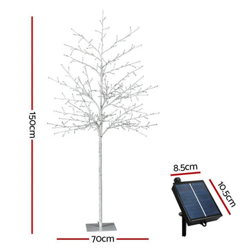 1.5M Christmas Tree 304 LED Solar Jingle Jollys - RnR Galore