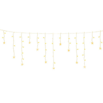 160 LED 6M Christmas Lights Icicle Light Solar Warm Jingle Jollys - RnR Galore