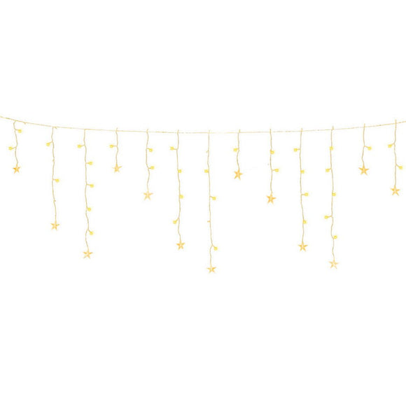 160 LED 6M Christmas Lights Icicle Light Solar Warm Jingle Jollys - RnR Galore