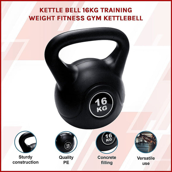 16kg Concrete Kettlebell Weight for Strength Training Home Gym - RnR Galore