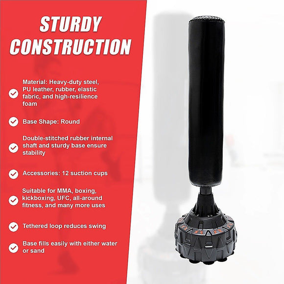 170cm Free Standing Boxing Punching Bag Stand MMA UFC Kick Fitness - RnR Galore