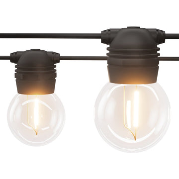 17m Solar Festoon Lights Outdoor LED String Light Christmas Wedding Decor 2 Pack - RnR Galore