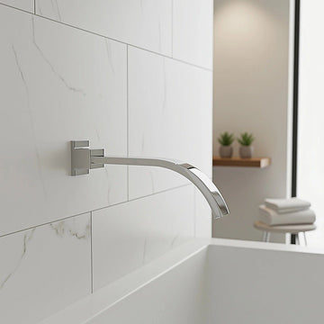 180mm Bath Spout Polished Chrome Finish - RnR Galore