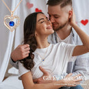 18K Rose Gold Necklaces for Women, 927 Sterling Silver Gifts for Mothers Day, Jewelry for Wife Mom Her Girlfriend, Birthstone Diamond Necklace for Birthday Anniversary, Heart Pendant Jewelry - SEP - RnR Galore