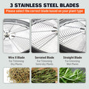 19 inch Bud Leaf Bowl Trimmer Tumble Stainless Steel Blades Twisted Spin Cut - RnR Galore