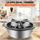 19 inch Bud Leaf Bowl Trimmer Tumble Stainless Steel Blades Twisted Spin Cut - RnR Galore