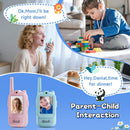 2 - Pack Mini Wireless Video Intercom Set for Children(Pink) - Educational and Interactive Walkie Talkie Toy for Playtime