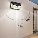 2 - Pack Solar Motion Sensor Wall Light(178 - Bead LED) - 3 Lighting Modes, IP64 Waterproof, Three - Sided Wide - Angle Lighting for Outdoor Security and Garden Lighting - RnR Galore