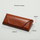 2 Pcs Black Vintage Style PU Leather Eyewear Case - Protective Hard Shell with Soft Lining - RnR Galore