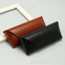 2 Pcs Black Vintage Style PU Leather Eyewear Case - Protective Hard Shell with Soft Lining - RnR Galore
