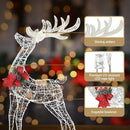 2 PCS Christmas Lights 170 LED Fairy Light Reindeer Decorations Jingle Jollys - RnR Galore