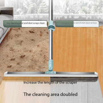 2 PCS Multi - Surface Silicone Squeegee Broom - Extendable & 180 degree Rotatable for Wet/Dry Cleaning(35cm) - RnR Galore