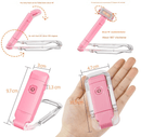 2 Pcs White USB Rechargeable Clip - on LED Book Light - 3 Color Modes & Dimmable Brightness for Eye - Caring Reading - RnR Galore